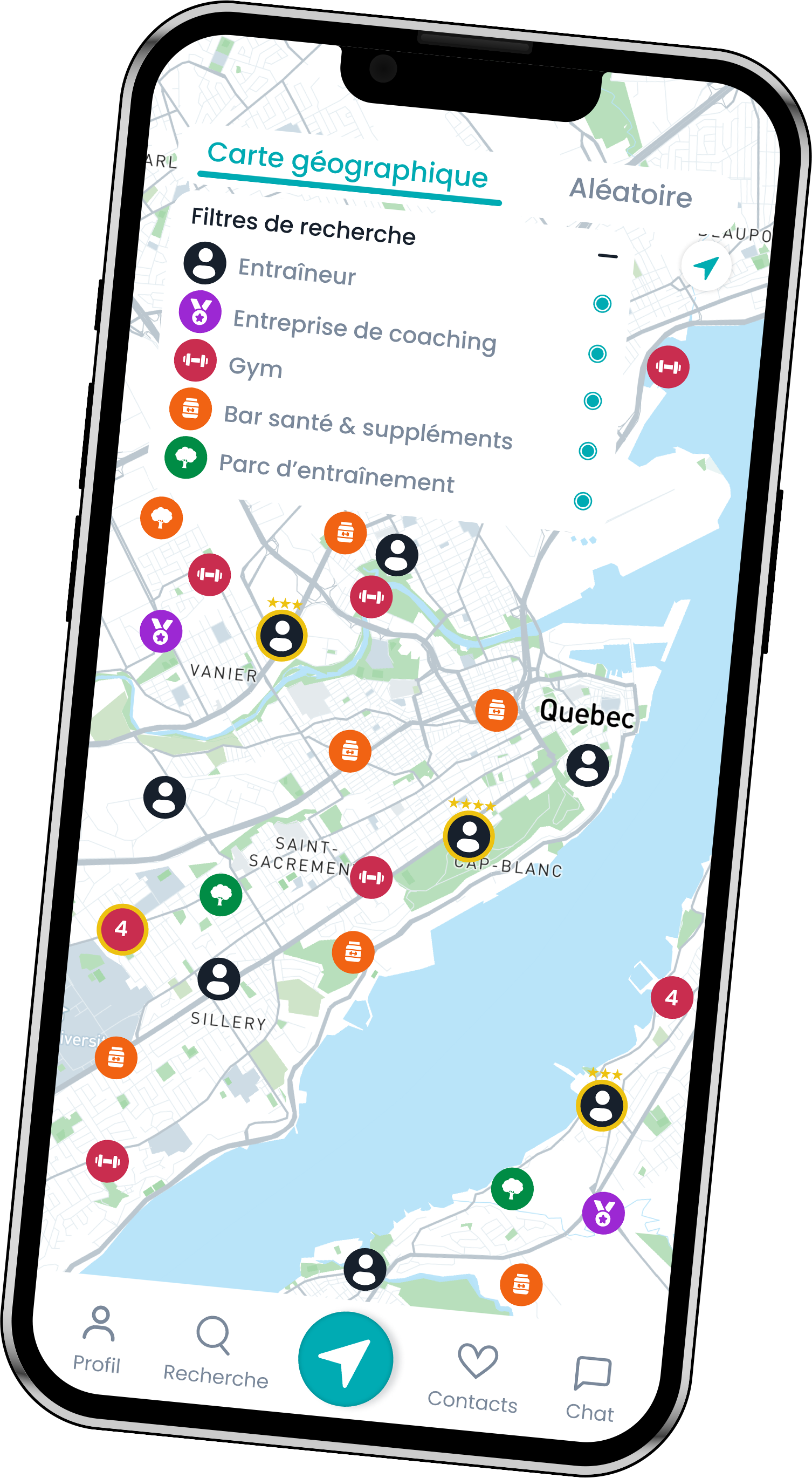 Onfit - carte Onfit - carte